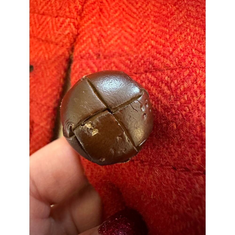 J CREW Vintage Robert Noble Herringbone Tweed 100% Scottish Wool Blazer Size 4 - Picture 16 of 16